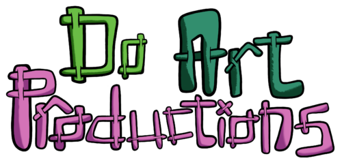 Do Art Productions Logo, in custom font